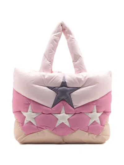 Pre-owned Miu Miu 2024 Star-motif Padded Tote Bag