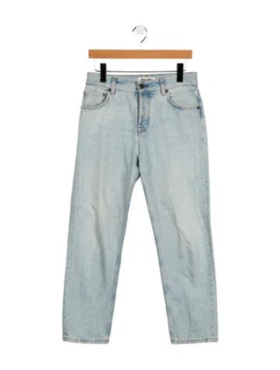 Pre-owned Miu Miu 2024 Straight Leg Jeans In Blue