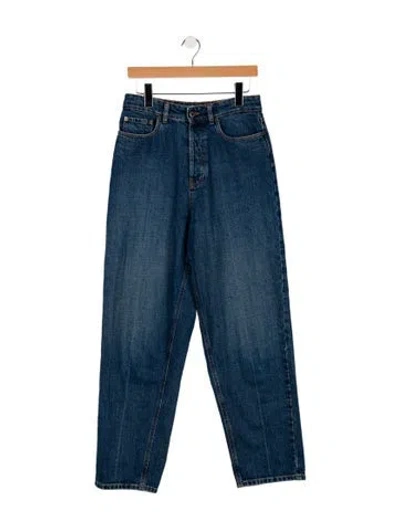 Pre-owned Miu Miu 2024 Straight Leg Jeans In Blue