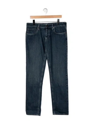 Pre-owned Miu Miu 2024 Straight Leg Jeans In Blue