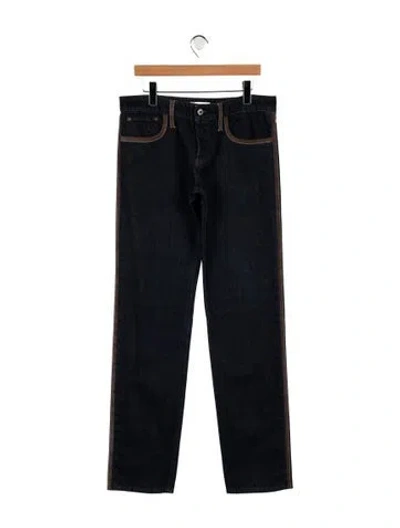 Pre-owned Miu Miu 2024 Straight Leg Jeans In Blue
