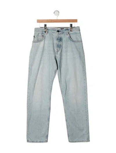 Pre-owned Miu Miu 2024 Straight Leg Jeans W/ Tags In Green