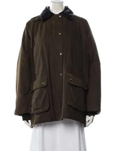 Pre-owned Miu Miu 2024 Utility Jacket In Green