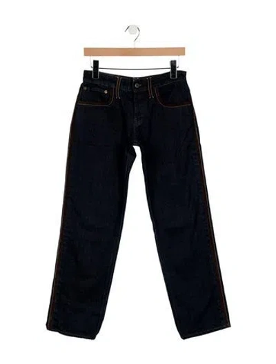 Pre-owned Miu Miu 2024 Wide Leg Jeans In Blue