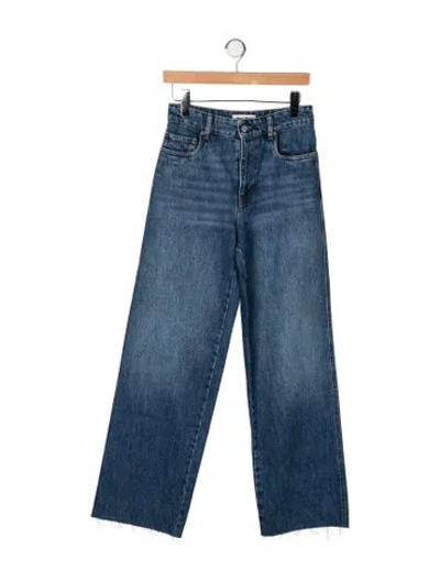 Pre-owned Miu Miu 2024 Wide Leg Jeans In Blue