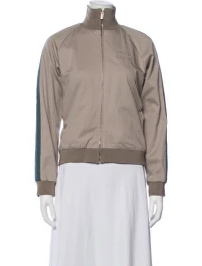 Pre-owned Miu Miu 2025 Bomber Jacket In Gray
