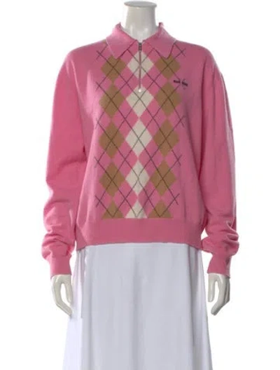 Pre-owned Miu Miu 2025 Cashmere Sweater In Pink