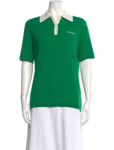 Pre-owned Miu Miu 2025 Cashmere Sweater W/ Tags In Green
