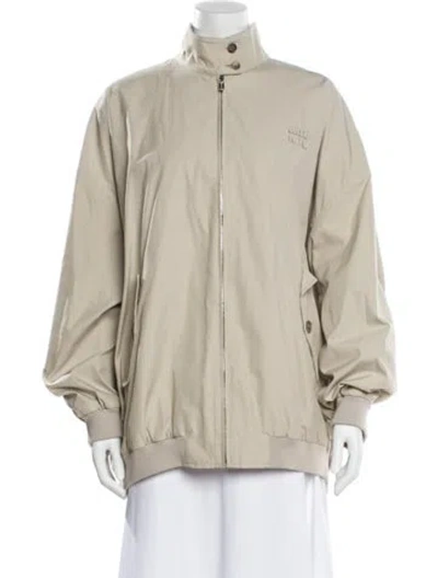 Pre-owned Miu Miu 2025 Coat W/ Tags In Neutral