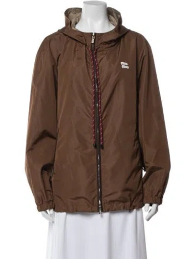 Pre-owned Miu Miu 2025 Jacket In Brown