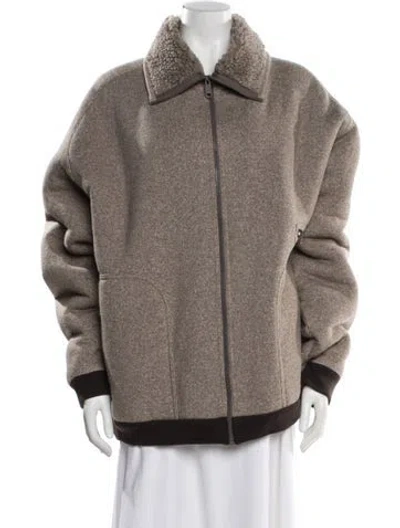 Pre-owned Miu Miu 2025 Jacket In Neutral