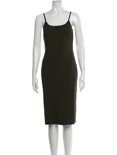 Pre-owned Miu Miu 2025 Mini Dress In Green