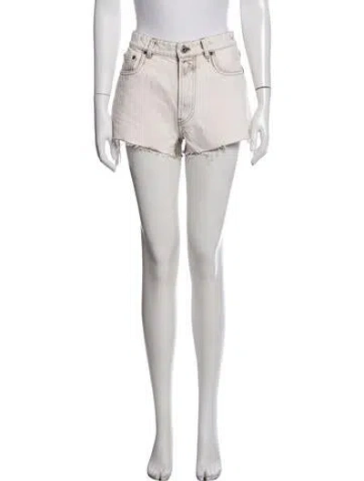 Pre-owned Miu Miu 2025 Mini Shorts W/ Tags In Blue
