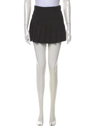 Pre-owned Miu Miu 2025 Mini Skirt In Black