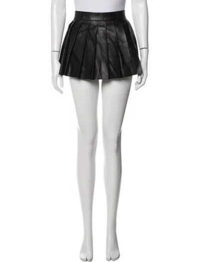 Pre-owned Miu Miu 2025 Mini Skirt In Black