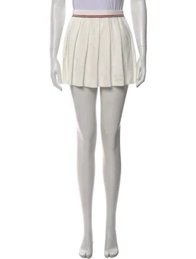 Pre-owned Miu Miu 2025 Mini Skirt In Neutral