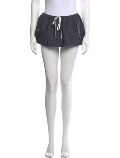 Pre-owned Miu Miu 2025 Mini Skirt W/ Tags In Black