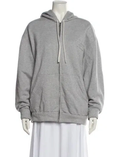 Pre-owned Miu Miu 2025 Reversible Jacket In Gray