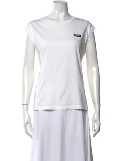 Pre-owned Miu Miu 2025 Set Of 3 T-shirt In White