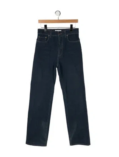 Pre-owned Miu Miu 2025 Straight Leg Jeans In Blue