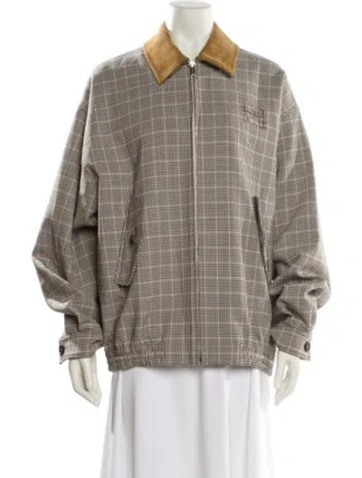 Pre-owned Miu Miu 2025 Virgin Wool Jacket W/ Tags In Neutral