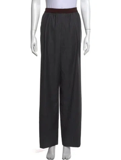 Pre-owned Miu Miu 2025 Wide Leg Pants In Black
