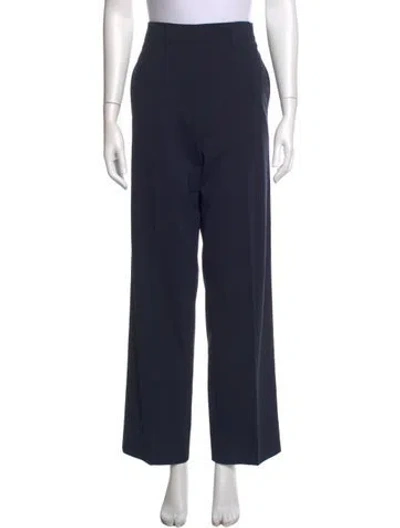 Pre-owned Miu Miu 2025 Wide Leg Pants In Blue