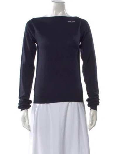 Pre-owned Miu Miu 2025 Wool Sweater In Black