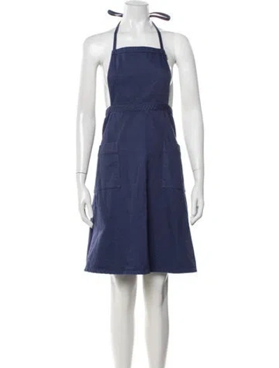 Pre-owned Miu Miu 2026 Mini Dress In Blue