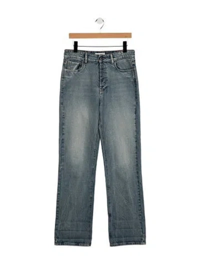 Pre-owned Miu Miu 2026 Straight Leg Jeans In Blue