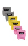 Miu Miu 3-pack Socks In Pink