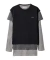 Miu Miu 3-piece Plain Jersey T-shirt In Black