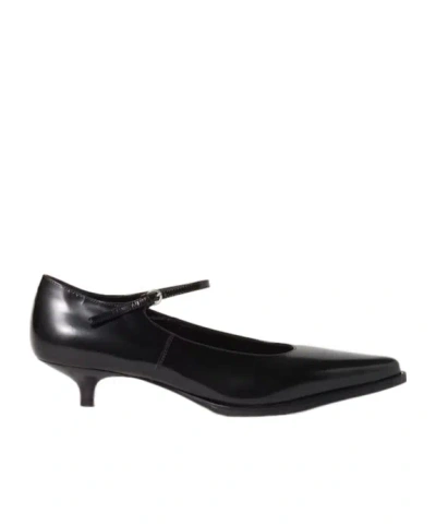 MIU MIU MIU MIU BUCKLE-FASTENED POINTED-TOE PUMPS
