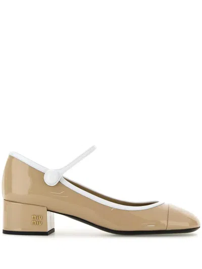 Miu Miu 40mm Leather Pumps
