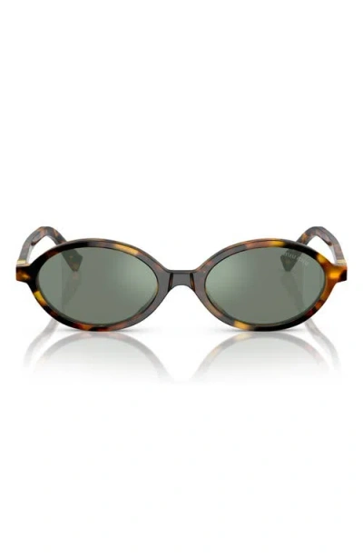 MIU MIU MIU MIU 50MM OVAL SUNGLASSES