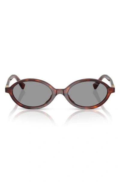 MIU MIU MIU MIU 50MM OVAL SUNGLASSES