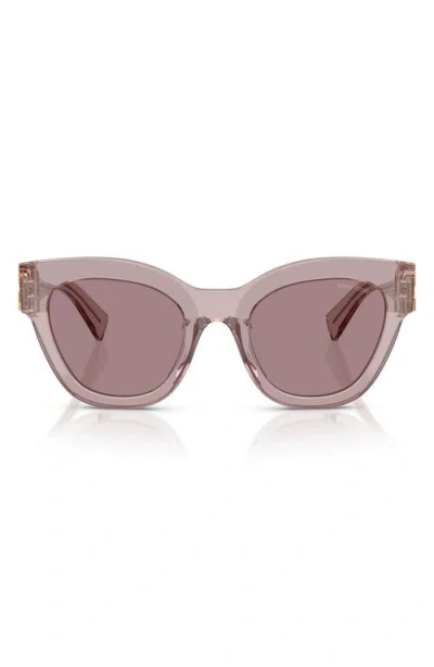 MIU MIU MIU MIU 51MM BUTTERFLY SUNGLASSES