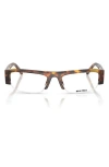 Miu Miu 51mm Gradient Rectangular Sunglasses In Brown