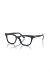 Miu Miu 51mm Rectangle Optical Glasses In Brown