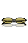 Miu Miu Olive Green Rectangular Ladies Sunglasses Mu 11zsf 16k07o 52 In Black