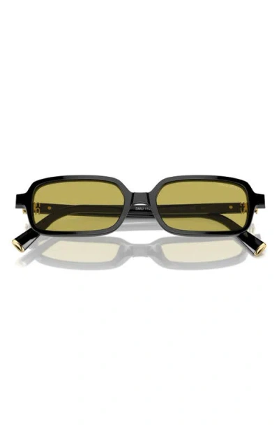 Miu Miu Square-frame Acetate Sunglasses In Black