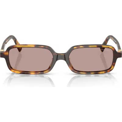 MIU MIU MIU MIU 51MM RECTANGULAR SUNGLASSES