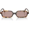 Miu Miu 51mm Rectangular Sunglasses In Multi