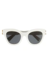 Miu Miu 51mm Square Sunglasses In Black
