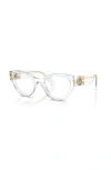 Miu Miu 52mm Phantos Optical Glasses In Transparent