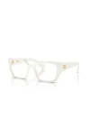 Miu Miu 52mm Rectangle Optical Glasses In Neutral