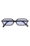 Miu Miu 52mm Rectangular Sunglasses In Black