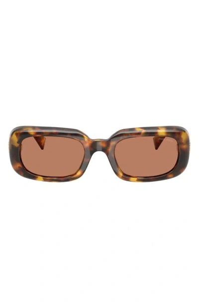 MIU MIU MIU MIU 52MM RECTANGULAR SUNGLASSES