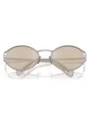Miu Miu 52ys Sole Sunglasses In Brown