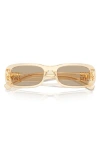 MIU MIU 53MM RECTANGULAR SUNGLASSES